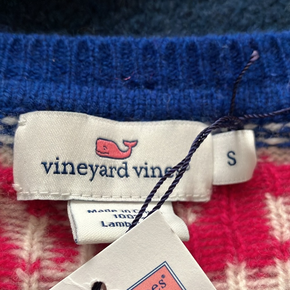 Vineyard Vines Fairisle lobster sweater NWT - Picture 4 of 7